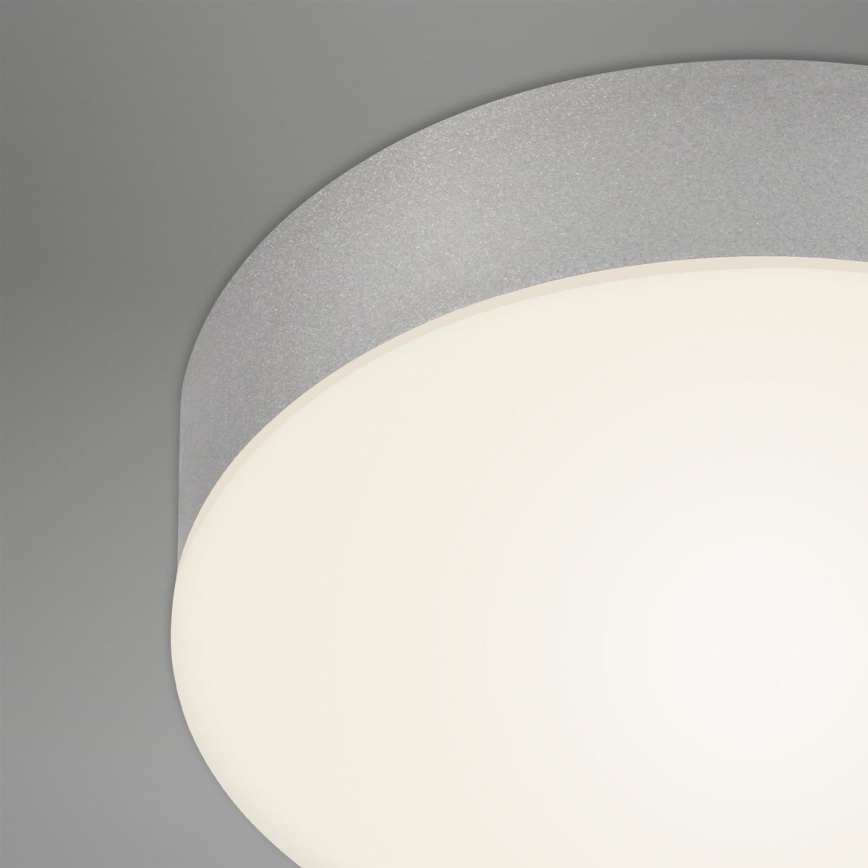 Briloner 7066-014 - LED Плафониера FLAME LED/21W/230V 3000K сребрист Ø 28,7 см
