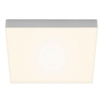 Briloner 7071-014 - LED Плафониера FLAME LED/21W/230V 3000K 28,7x28,7 см сребрист