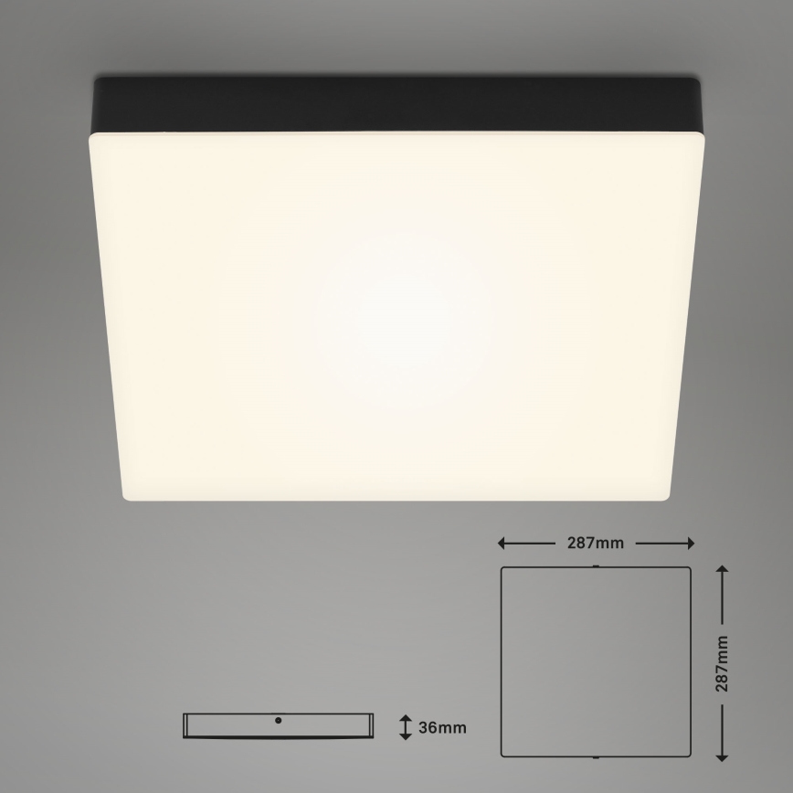 Briloner 7071015 - LED Плафониера FLAME LED/21W/230V черен
