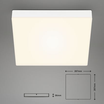 Briloner 7071016 - LED Плафониера FLAME LED/21W/230V бял