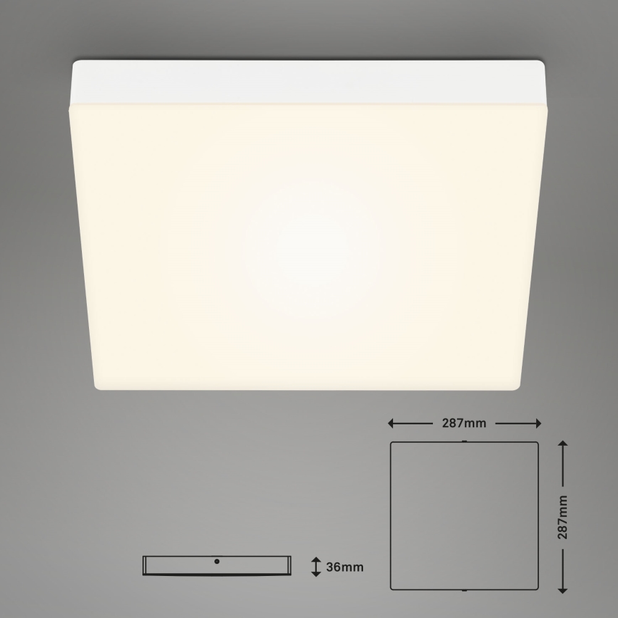 Briloner 7071016 - LED Плафониера FLAME LED/21W/230V бял