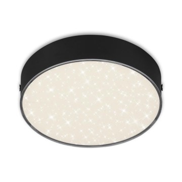 Briloner 7072-415 - LED Плафониера STAR SKY LED/11W/230V 4000K Ø 15 см черен