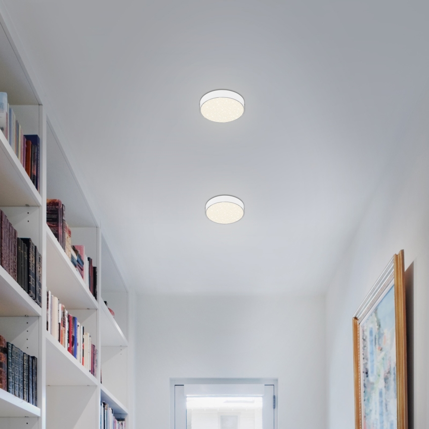 Briloner 7072-416 - LED Плафониера STAR SKY LED/11W/230V 4000K Ø 15 см бял