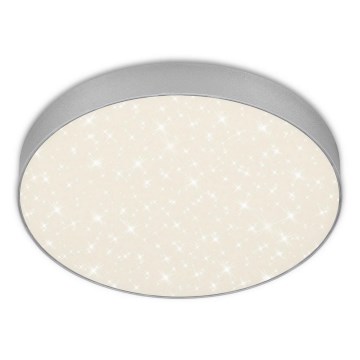 Briloner 7074-414 - LED Плафониера STAR SKY LED/21W/230V 4000K Ø 28 см сребрист