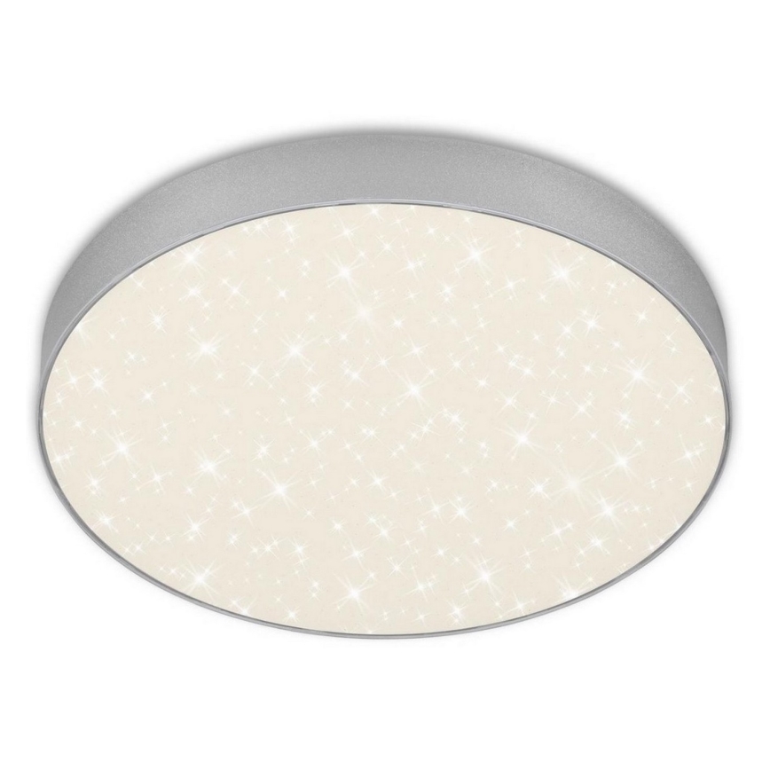 Briloner 7074-414 - LED Плафониера STAR SKY LED/21W/230V 4000K Ø 28 см сребрист