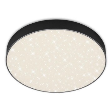 Briloner 7074-415 - LED Плафониера STAR SKY LED/21W/230V 4000K Ø 28 см черен