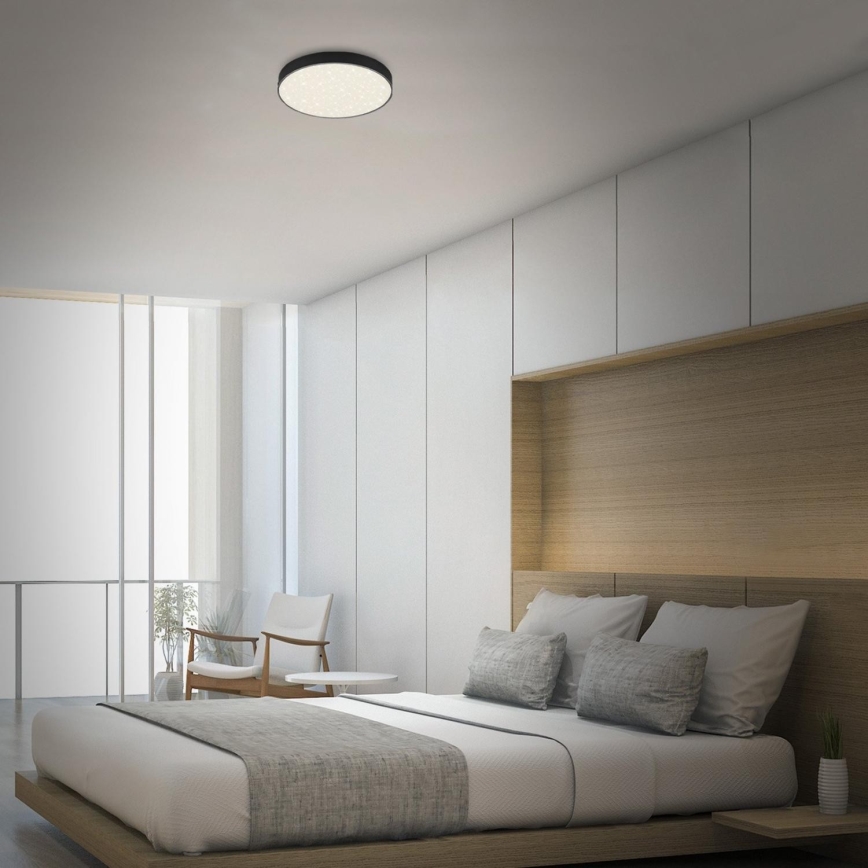 Briloner 7074-415 - LED Плафониера STAR SKY LED/21W/230V 4000K Ø 28 см черен