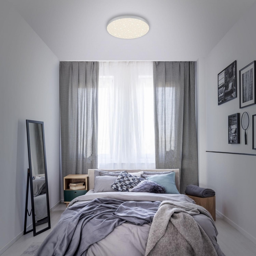 Briloner 7075-414 - LED Плафониера STAR SKY LED/24,5W/230V 4000K Ø 38 см сребрист