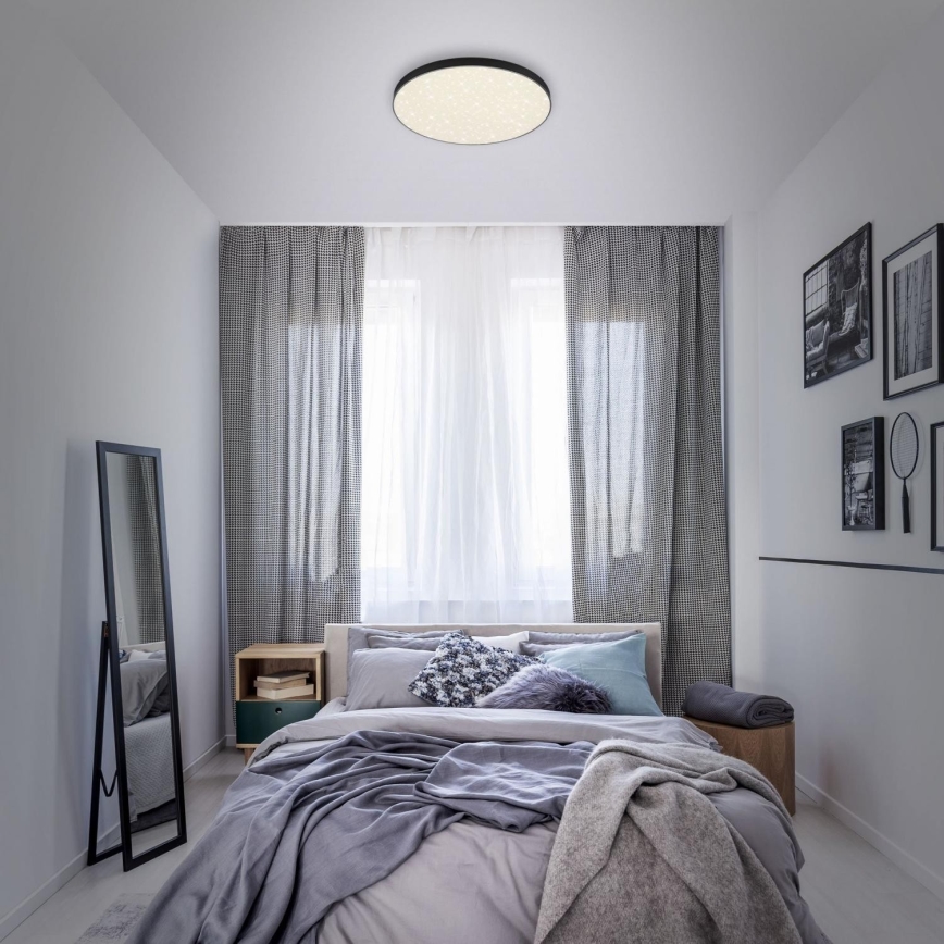 Briloner 7075-415 - LED Плафониера STAR SKY LED/24,5W/230V 4000K Ø 38 см черен