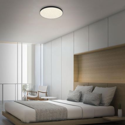 Briloner 7075-415 - LED Плафониера STAR SKY LED/24,5W/230V 4000K Ø 38 см черен