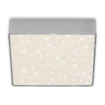 Briloner 7076-414 - LED Плафониера STAR SKY LED/11W/230V 4000K 15x15 см сребрист