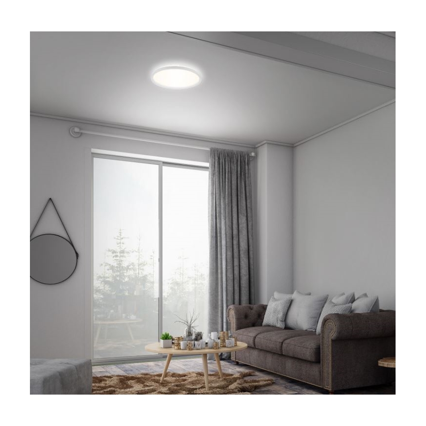 Briloner 7079-016 - LED Димируем плафон SLIM LED/18W/230V 2700-6500K + дистанционно управление