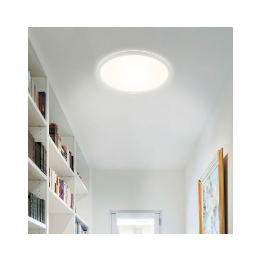 Briloner 7079-016 - LED Димируем плафон SLIM LED/18W/230V 2700-6500K + дистанционно управление