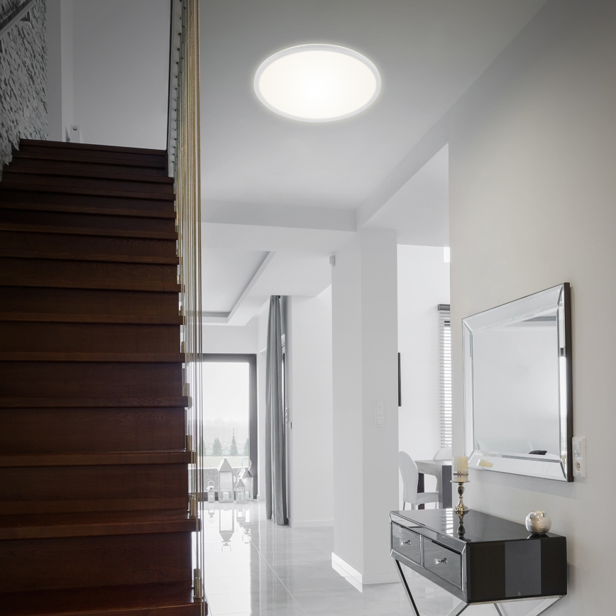 Briloner 7080-016 - LED Димируем плафон SLIM LED/22W/230V 2700-6500K + дистанционно управление