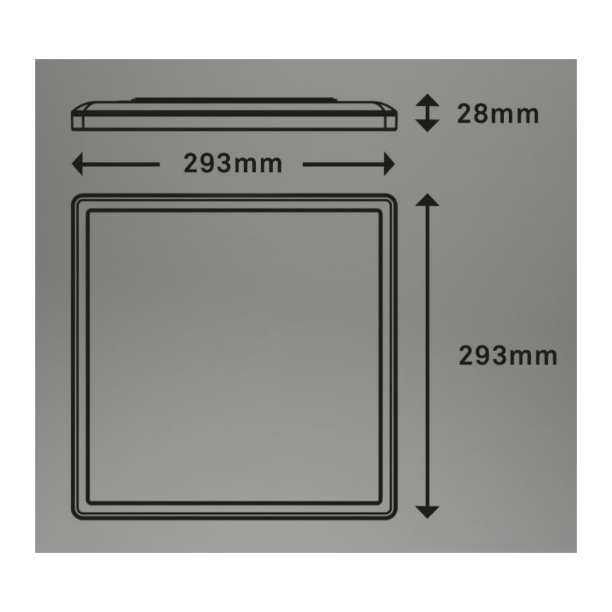 Briloner 7081-015 - LED Димируем плафон SLIM LED/18W/230V 2700-6500K + дистанционно управление