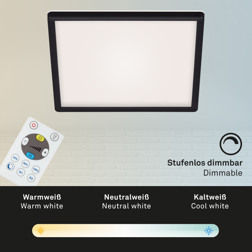 Briloner 7082-015 - LED Димируема лампа SLIM LED/22W/230V 2700-6500K + дистанционно