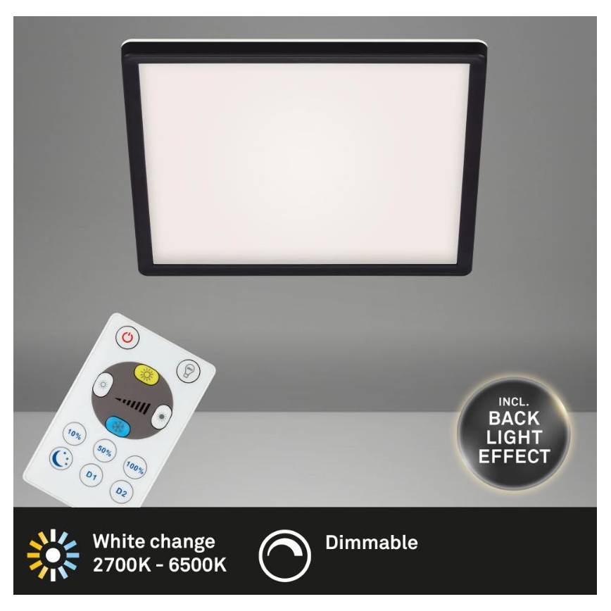 Briloner 7082-015 - LED Димируема лампа SLIM LED/22W/230V 2700-6500K + дистанционно