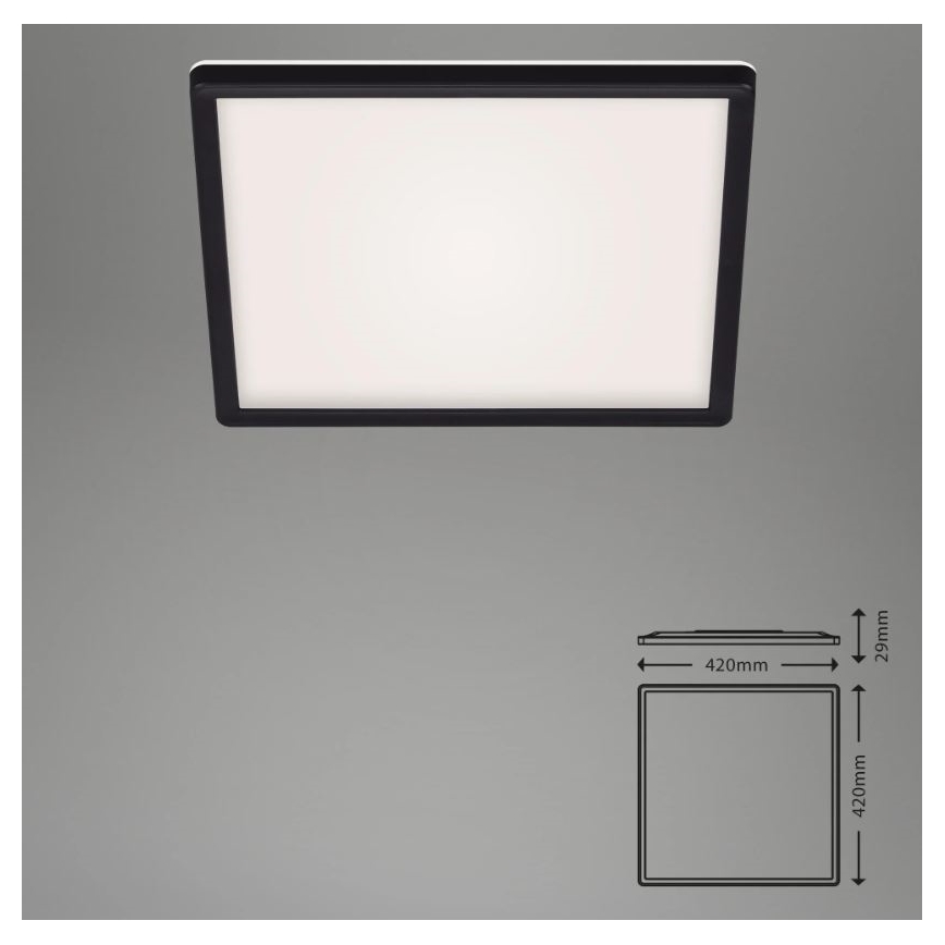 Briloner 7082-015 - LED Димируема лампа SLIM LED/22W/230V 2700-6500K + дистанционно