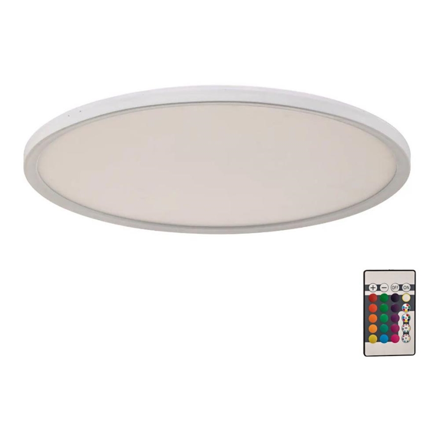 Briloner 7094-416 - LED RGBW Димируем плафон SLIM LED/22W/230V + дистанционно управление