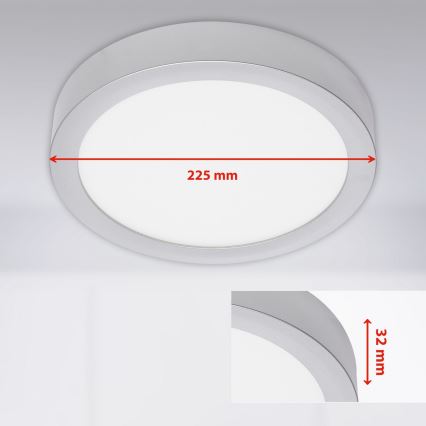 Briloner 7117-014 - LED Плафон FIRE LED/16,5W/230V 3000K