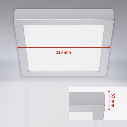 Briloner 7118-014 - LED Плафон FIRE LED/16,5W/230V 3000K