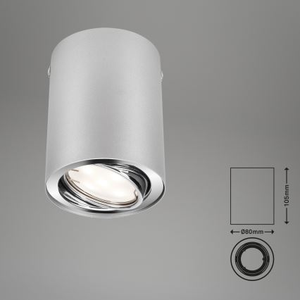 Briloner 7119-014 - LED Спот TUBE 1xGU10/5W/230V кръгъл