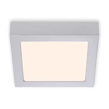 Briloner 7123-014 - Таванно осветително тяло FIRE LED/12W/230V 3000K 17x17cm сребристо
