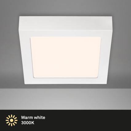 Briloner 7123-016 - LED таванно осветително тяло FIRE LED/12W/230V 3000K 17x17 см бяло