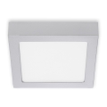 Briloner 7123-414 - LED Плафониера FIRE LED/12W/230V сребрист