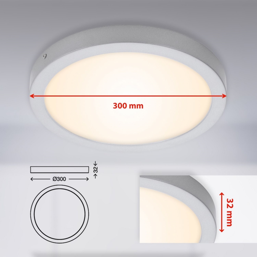 Briloner 7141-014 - LED Плафон FIRE LED/21W/230V 3000K