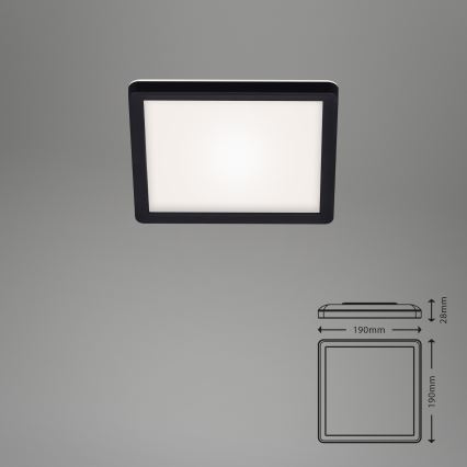 Briloner 7153-415 - LED Лампа SLIM LED/12W/230V 19x19 см