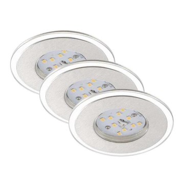 Briloner 7197-039-К-кт 3x LED Димируема лампа за вграждане в баня LED/4,5W/230V IP44