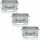 Briloner 7202-032 - Комплект 3x LED За баня Осветление за окачен таван ATTACH 1xGU10/4W/230V