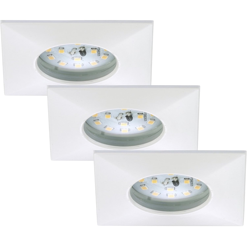 Briloner 7205-036 - К-кт 3x LED Лампа за вграждане в баня ATTACH LED/5W/230V IP44 бял