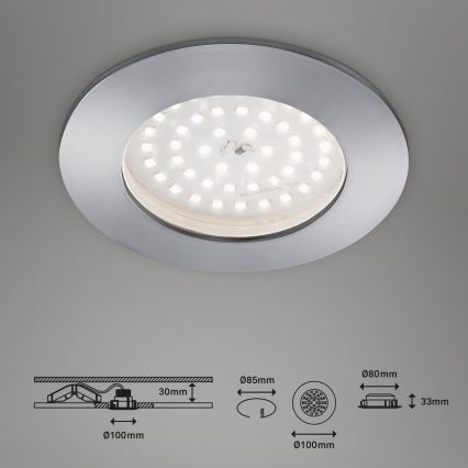 Briloner 7206-019 - LED Луничка за баня ATTACH LED/10,5W/230V IP44