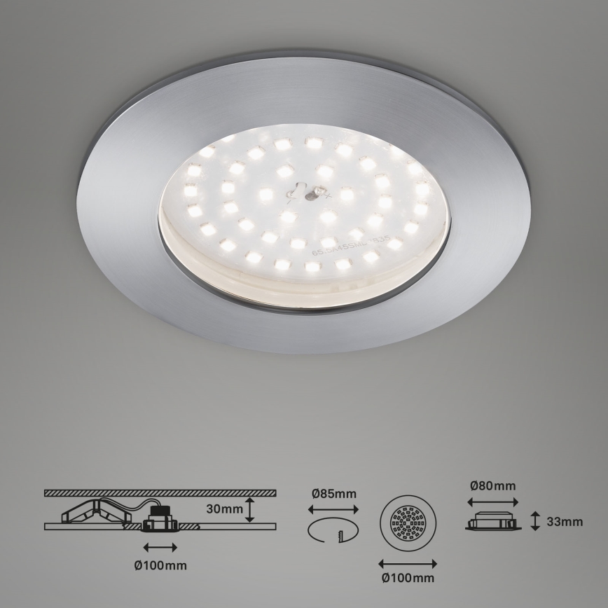Briloner 7206-019 - LED Луничка за баня ATTACH LED/10,5W/230V IP44