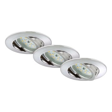 Briloner 7209-038 - К-кт 3x LED Лампа за вграждане в баня LED/5W/230V IP23