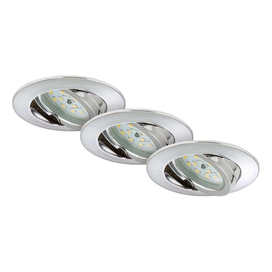 Briloner 7209-038 - К-кт 3x LED Лампа за вграждане в баня LED/5W/230V IP23