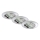 Briloner 7209-038 - К-кт 3x LED Лампа за вграждане в баня LED/5W/230V IP23