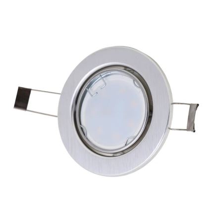 Briloner 7221-039 - К-кт 3бр. LED лунички за баня 1xGU10/3W/230V сребристи