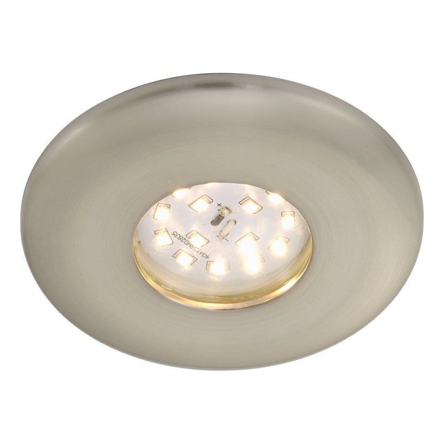 Briloner 7227-012 - LED Лампа за вграждане в баня LED/5W/230V IP65 матов хром