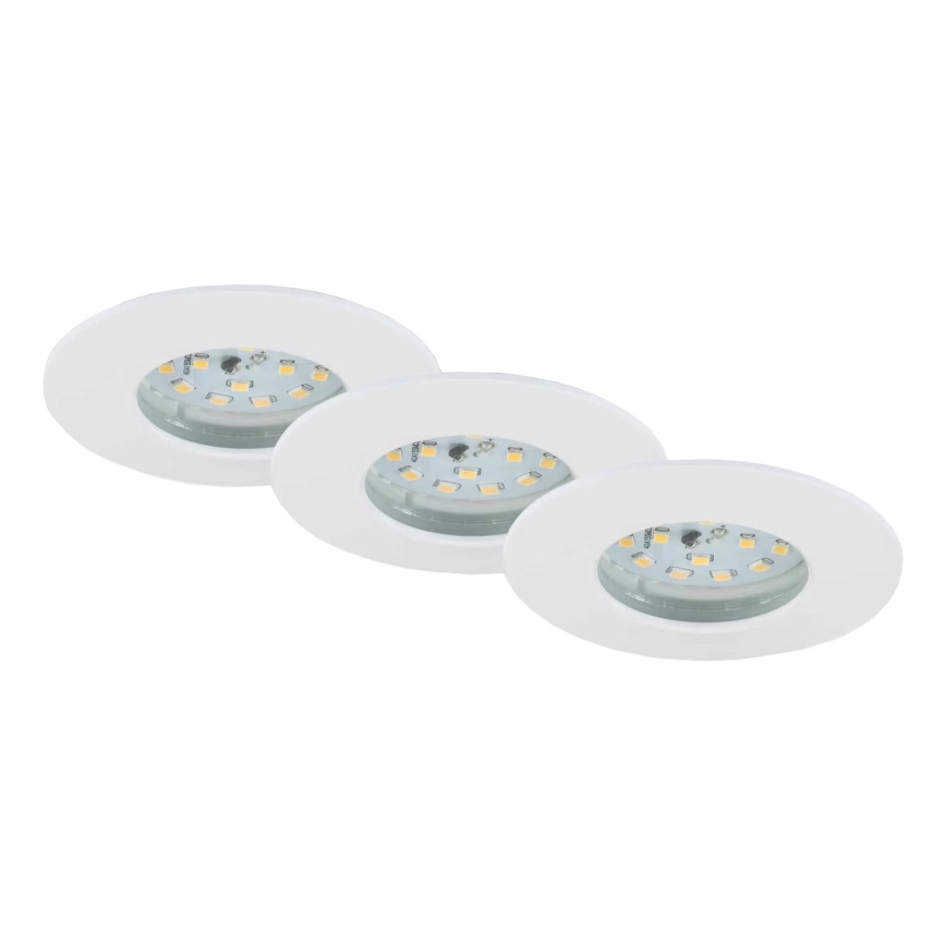 Briloner 7231-036 - К-кт 3x LED Димируема лампа за вграждане в баня LED/5,5W/230V IP44
