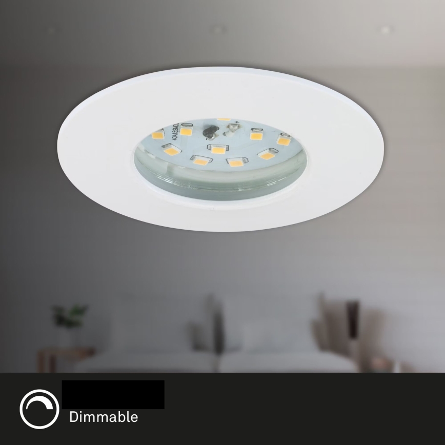 Briloner 7231-036 - К-кт 3x LED Димируема лампа за вграждане в баня LED/5,5W/230V IP44