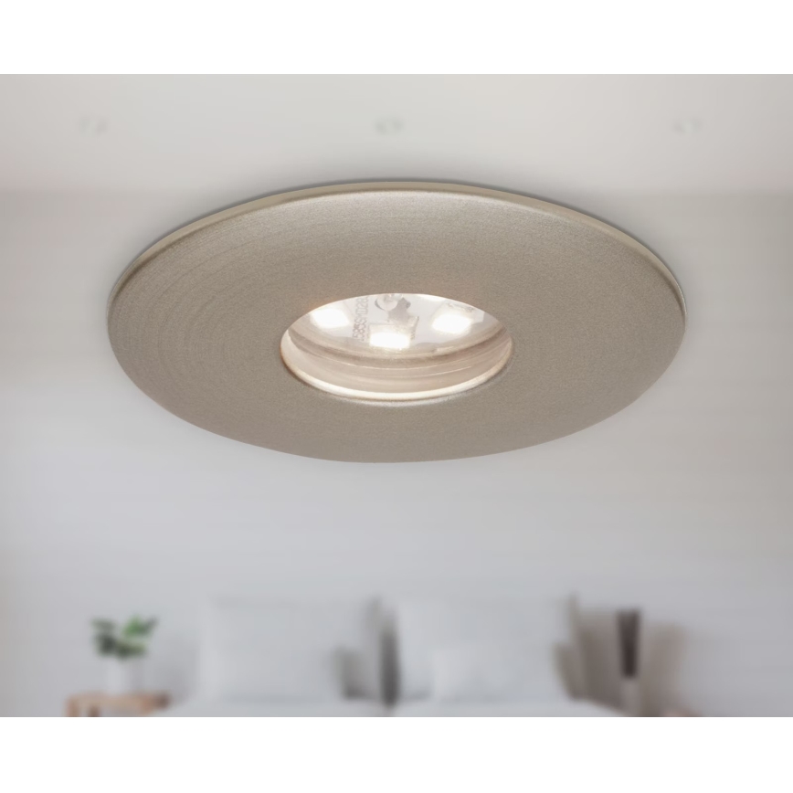 Briloner 7240-032 - К-кт 3x LED Лампа за вграждане в баня ATTACH LED/1,8W/230V IP44 матов хром