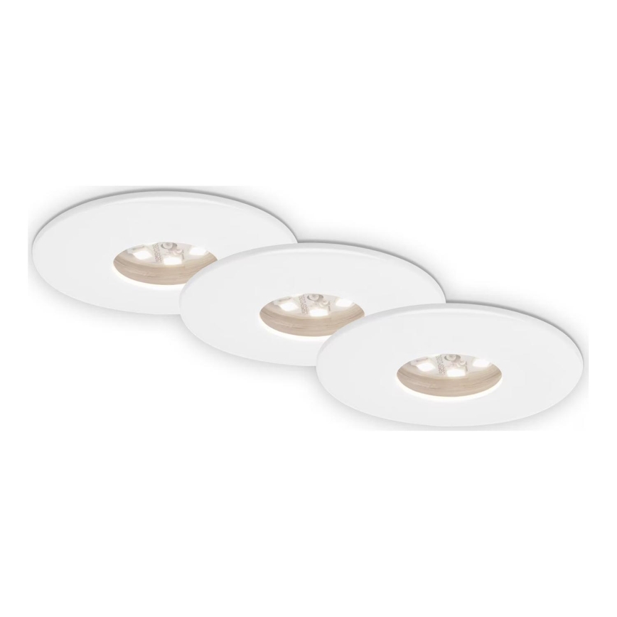 Briloner 7240-036 -К-кт 3x LED Лампа за вграждане в баня ATTACH LED/1,8W/230V IP44 бял