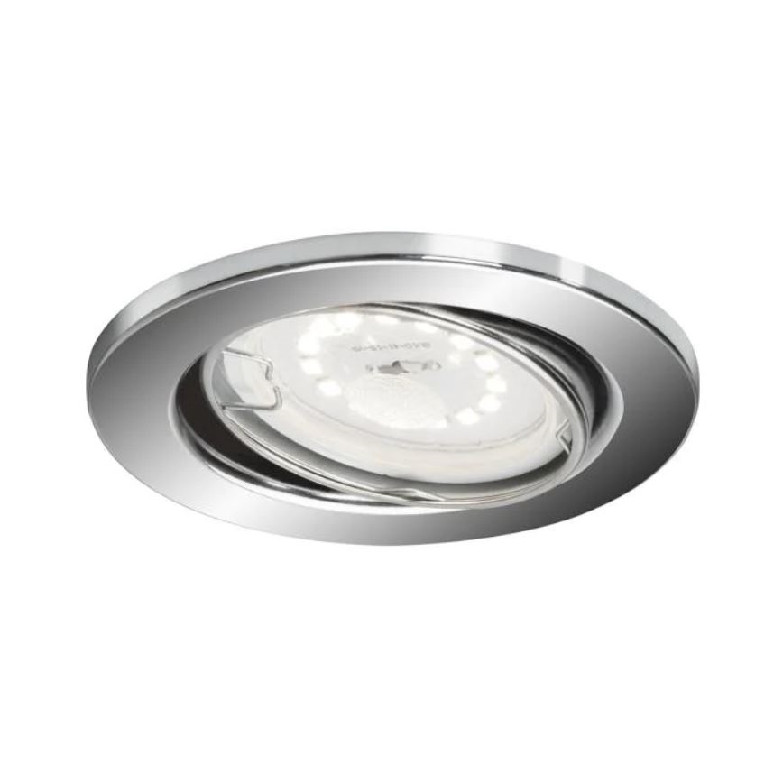 Briloner 7277-038 - К-кт 3x LED Димируема лампа за вграждане в баня 1xGU10/5W/230V IP23