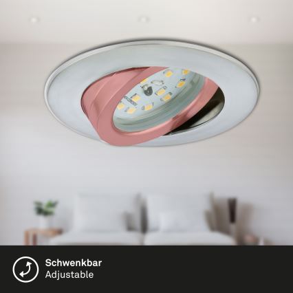 Briloner 7296-019 - LED регулируемо вградено осветително тяло за баня LED/6,5W/230V IP23