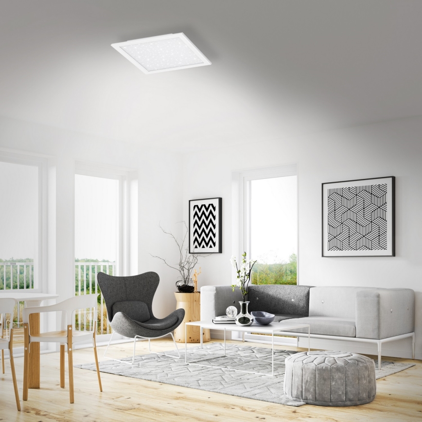Briloner 7302-016 - LED Димируем плафон STARRY SKY LED/23W/230V 3000-6000K + дистанционно управление