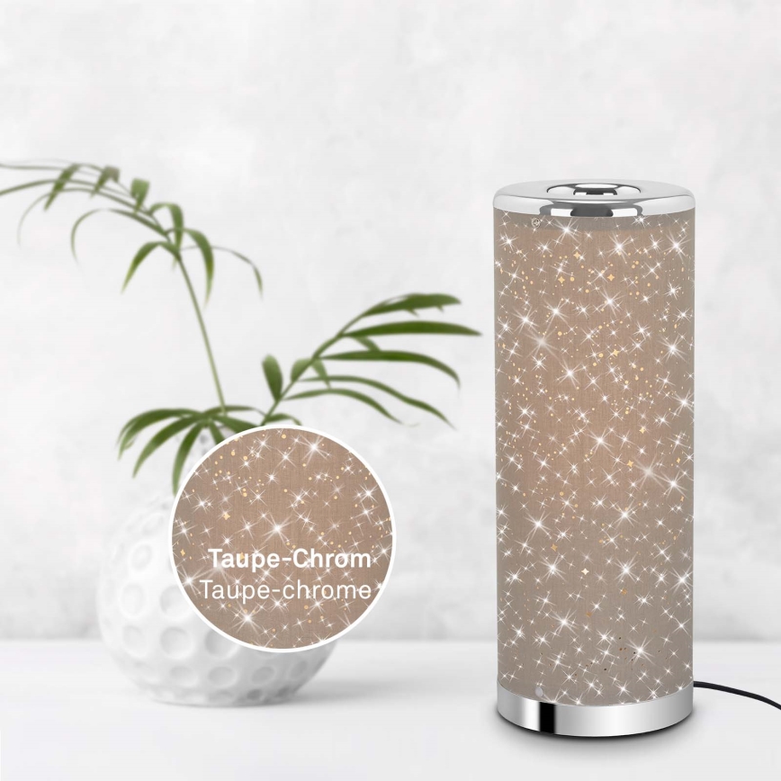 Briloner 7334-011 - LED Настолна лампа STARRY SKY 1xGU10/5W/230V кафяв