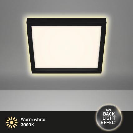 Briloner 7362-015 - LED Лампа CADRE LED/18W/230V 29,6x29,6 cм черна